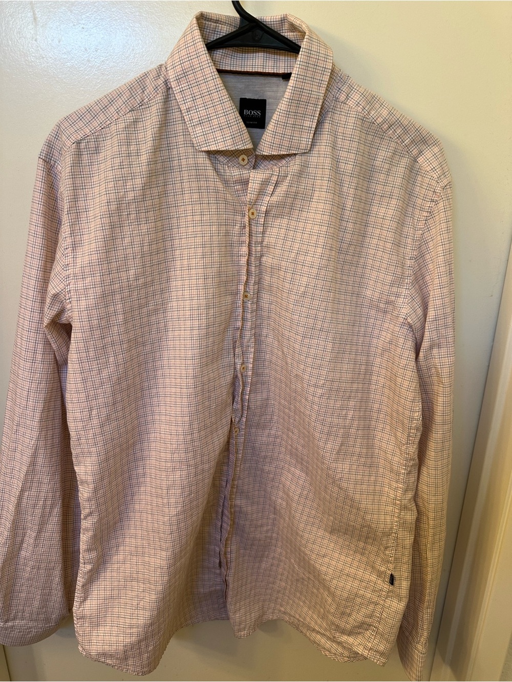 Hugo Boss Men's Plaid Slim Fit Shirt